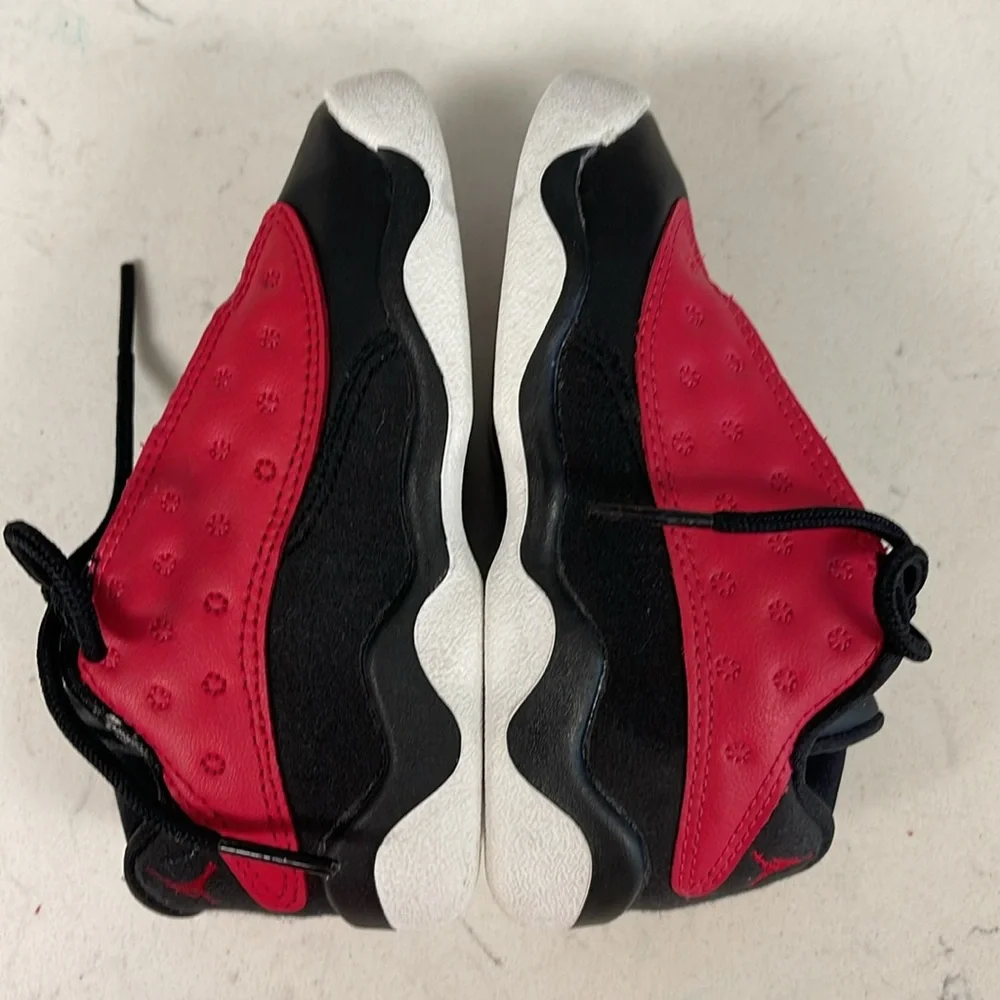 Jordan 13 Retro Low Very Berry (TD) Kids Black & Red Sneakers Size 7 DA8017-061